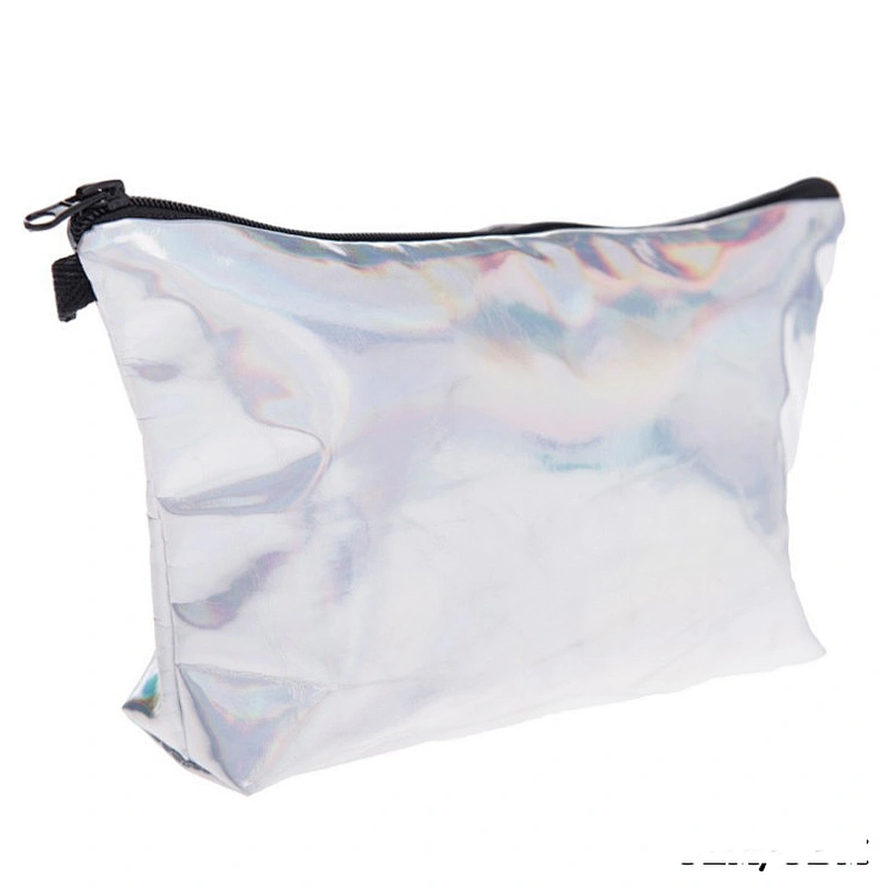 Fashion Laser pu leather cosmetic bag christmas
