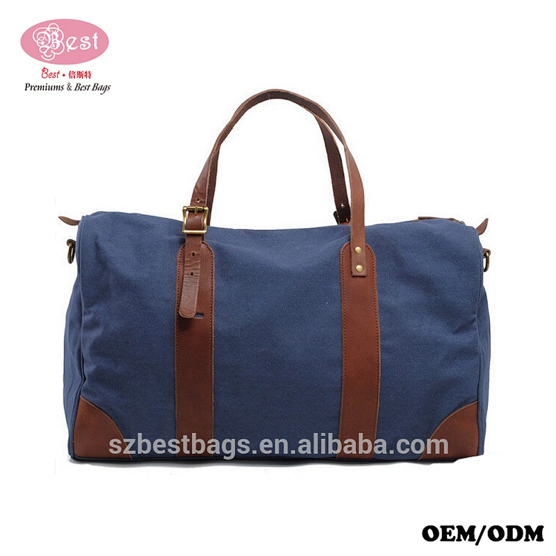 Large Size Vintage Canvas Travel Duffle Bag