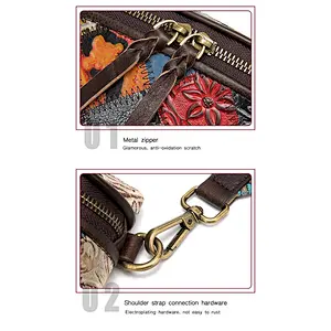 Amazon seller new fashion vintage ethnic embossed crossbody bag for shopping or travel