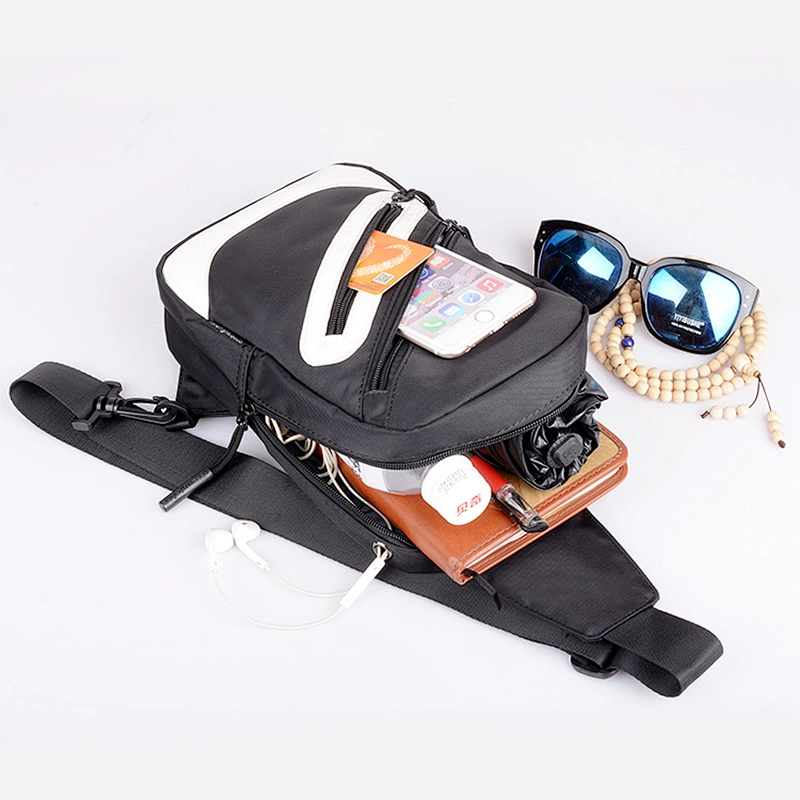 Teenagers nylon messenger bag usb satchel small crossbody bag