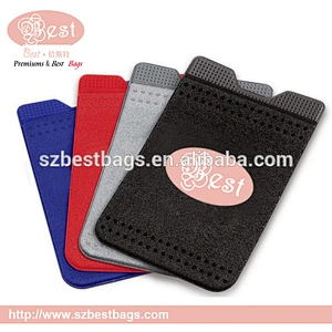 RFID blocking smart phone card wallet