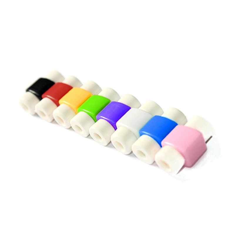 Best Selling High Quality Rubber Silicone USB Data Cable Protector for iPhone