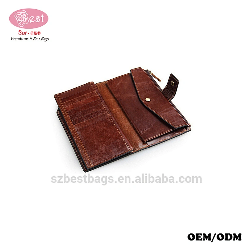 Fashion Style Men's RFID Blocking Slim Leather Card Holder Wallet
