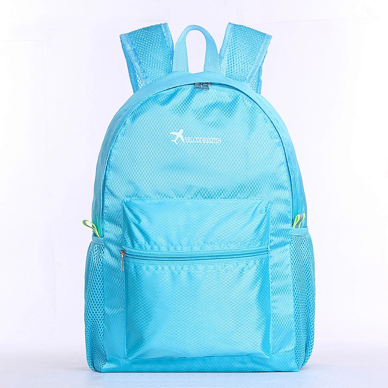 Ladies custom laptop Rucksack Women Nylon materials Pompom college Backpack Handbag Anti-theft backpack Bag