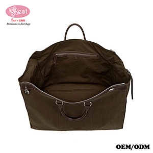 The Best Selling Stylish Canvas with Leather trim & protective feet at base Weekeder bag