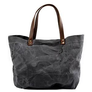 High Quality Blank &Double Handles Canvas Tote Bags Wholesale