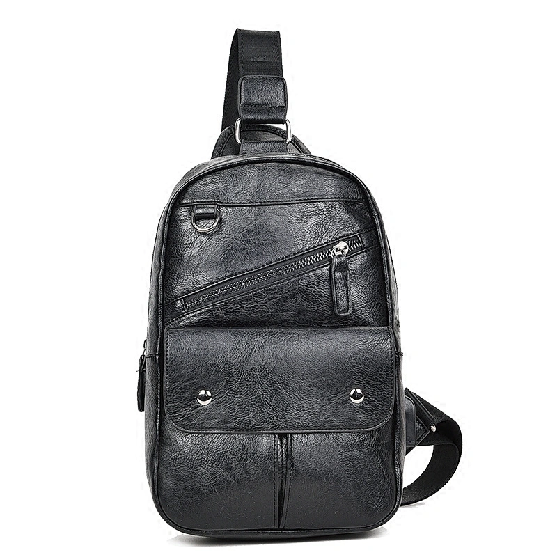 Men's chest sling back pack bag one shoulder single strap backpack for men