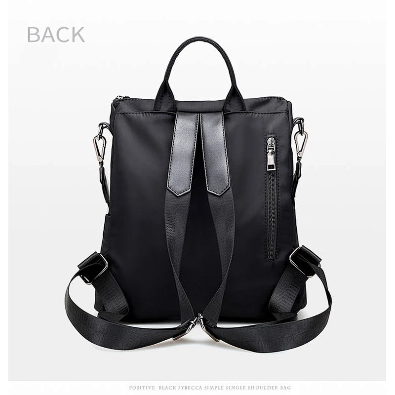Nylon Oxford Big Bag Women Casual Shoulder Bag Waterproof Women Backpack Canvas