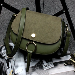 2019 new style  leather mini Crossbody Bag and Small Satchel messenger leather bag Vintage  Saddle Handbag and Shoulder Bag
