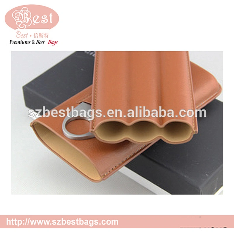 brand new model cigar holder , leather cigar travel case for gentleman