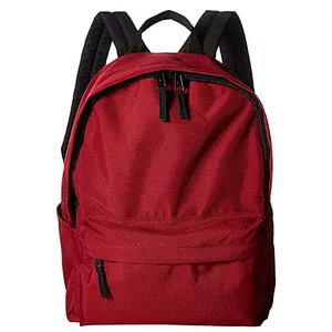 Lightweight simple plain backpack durable large capacity backpack