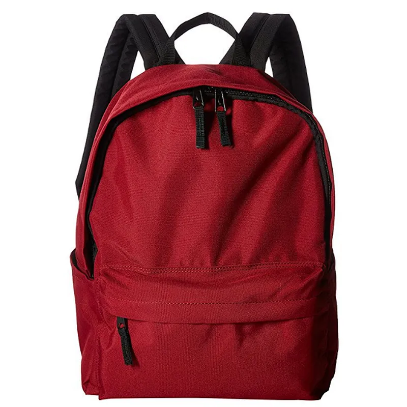 Lightweight simple plain backpack durable large capacity backpack