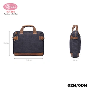 Men's Canvas Handbags Briefcase Messenger Bag Laptop Bag