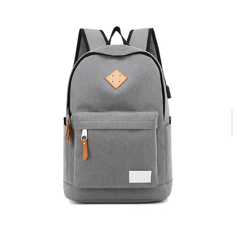 Wholesale casual 600d fabric school usb cheap book bags oxford backpacks with usb