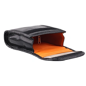 High Quality Custom Men PU Leather RFID  Waist Bag For Wholesale