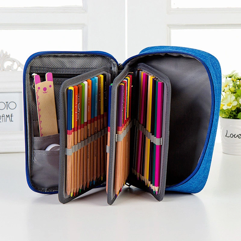 Amazon top sellers korean style simple creative waterproof high capacity pen bag stationery bag pencil bag  for office or school