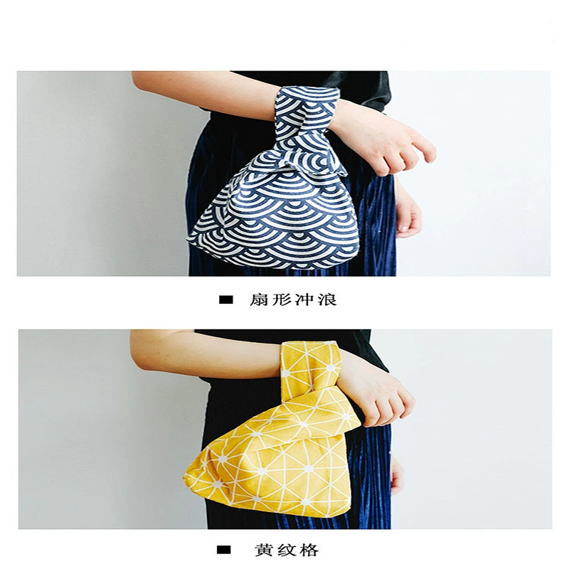 2019 elegant versatile fashion comfortable cotton wrist bag for women for shopping or daily used