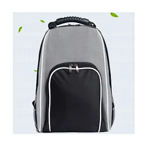 Custom hiking cooler sling backpack inner cool lunch bag with side bottle pocket