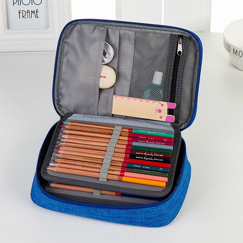 Amazon top sellers korean style simple creative waterproof high capacity pen bag stationery bag pencil bag  for office or school