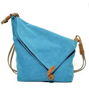 Vintage Canvas Messenger Bag , Canvas Shoulder Bag , Foldable Canvas Bag For Women