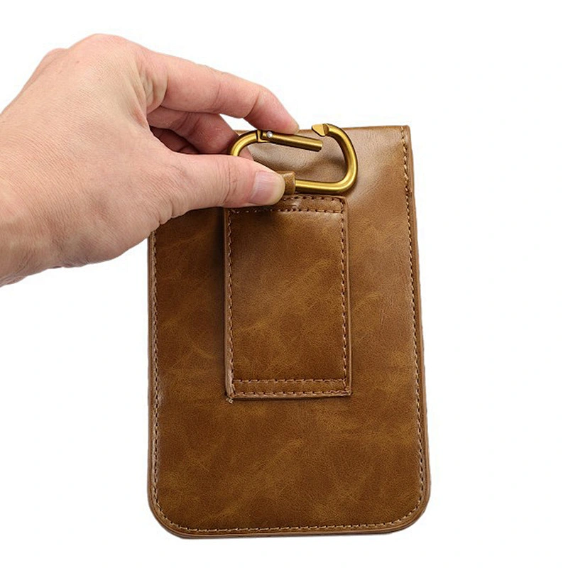 Men's Multi-function Leisure Pocket 5.5/7.5 inch Mobile Phone Bag Case