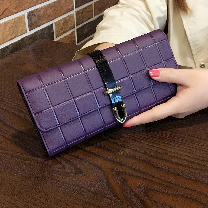 2020 cheap high quality elegent durable collapsible PU wallet women for shopping
