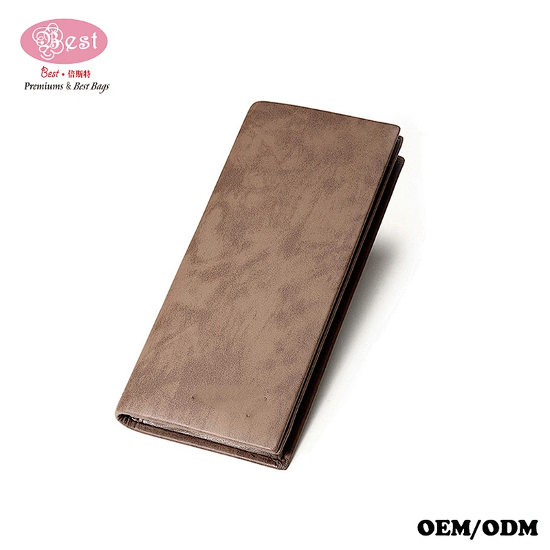 Wedding anniversary gift 2019  fashion genuine leather wallet money clip purse minimal wallet