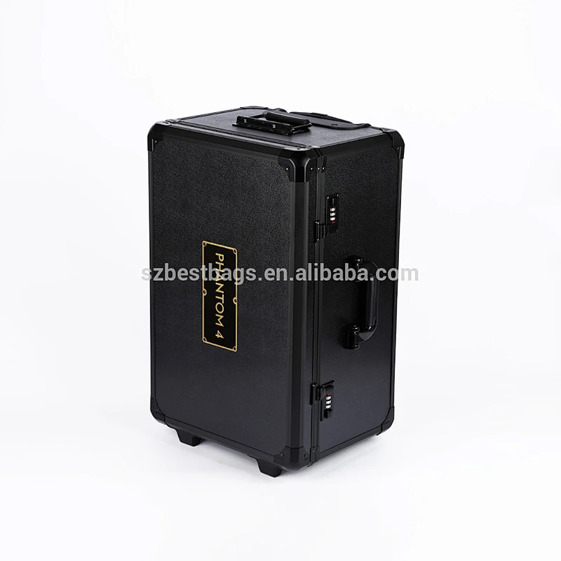 Phantom 4 Trolley Case Outdoor Portable Aluminum Protective Carrying Hardshell backpack