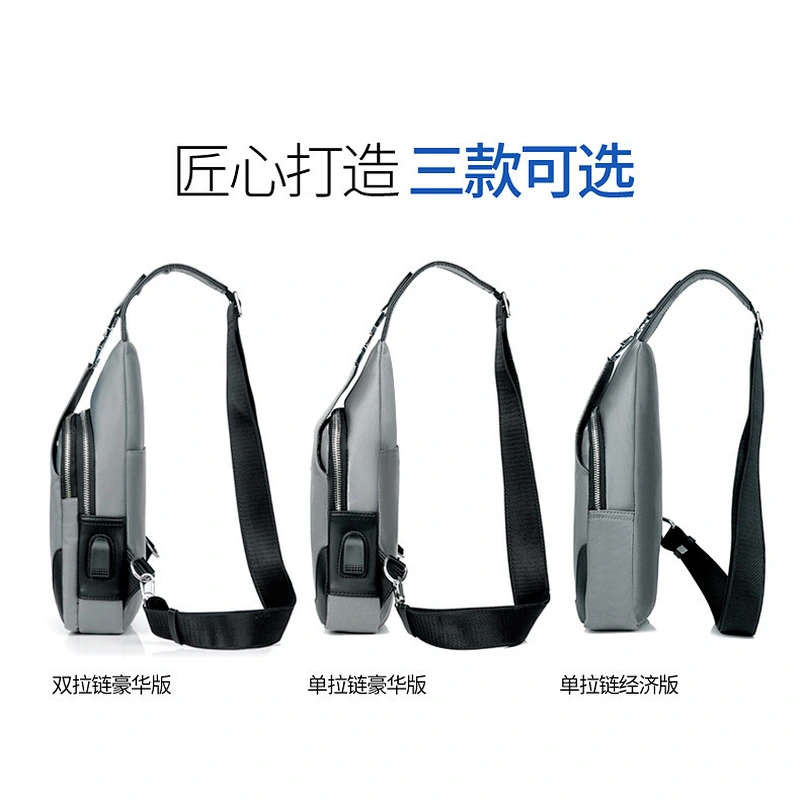 Waterproof durable large capacity portable oxford cloth chest bag for travel or sports