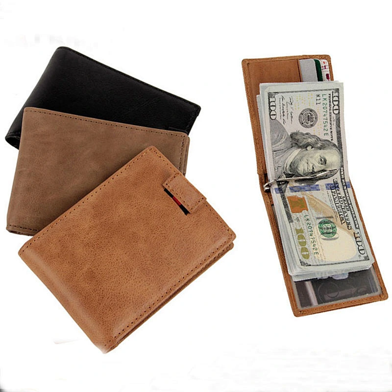 RFID genuine leather wallet man minimalist wallet rfid blocking card wallet jackette for men