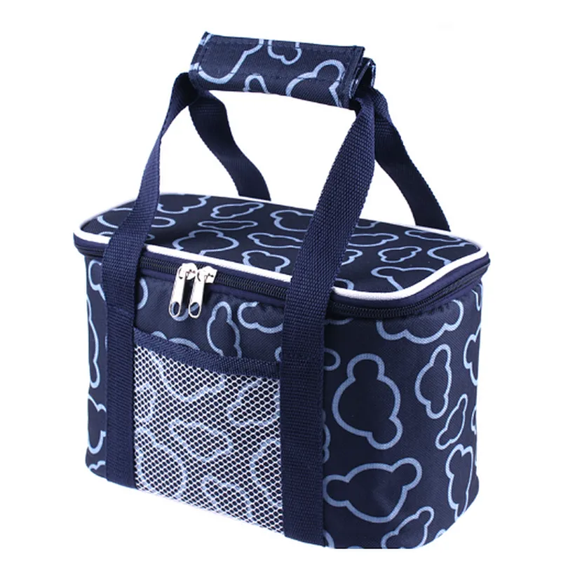 Custom freezable insulated soft car fitness cool carry bicycle cooler lunch bag