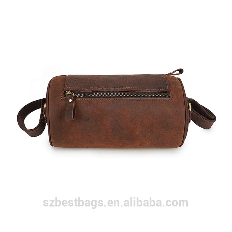 Top Quality Crazy Horse Leather Bag Messenger Bags Men's Shoulder Bags