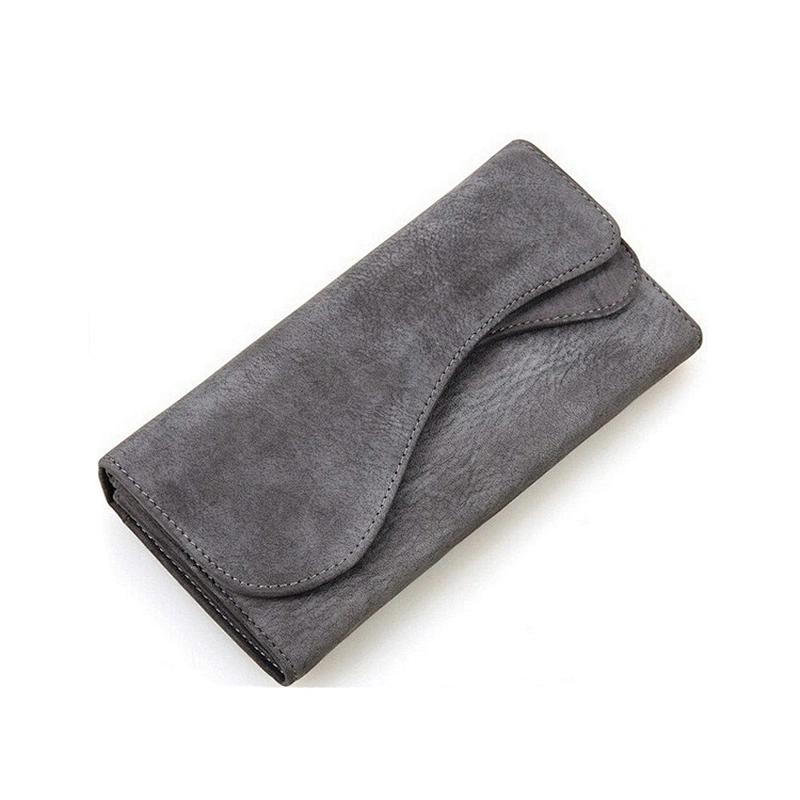 The Best Selling Handmade Personalized Rigid Cowhide Leather Distressed Long Wallet for iphone 6s