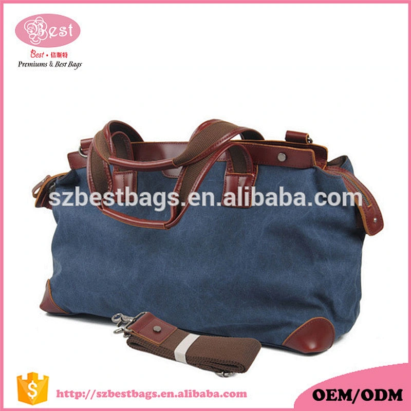 Big capacity travel bag canvas cotton duffel bag