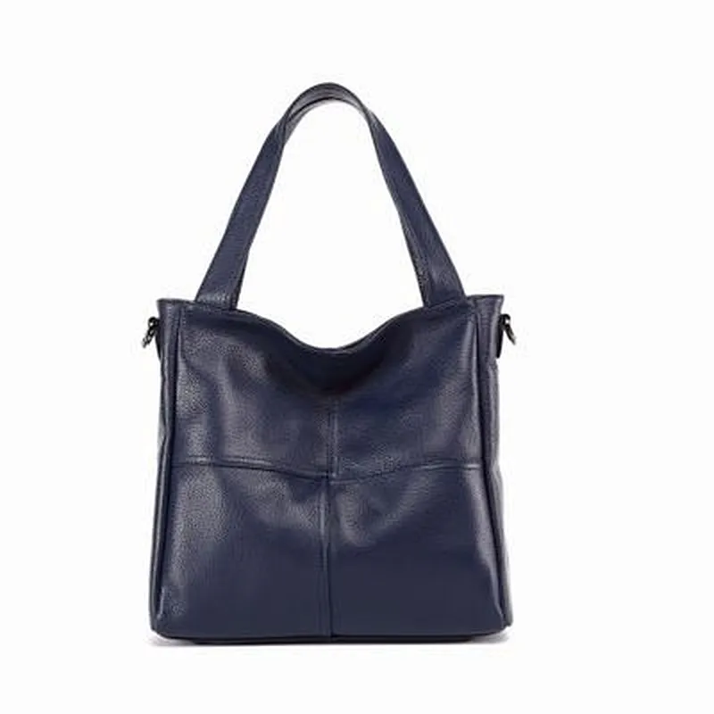 China Supplier Fashion Lady Handbag Genuine Leather Tote Bag For Women Ladies Travel Bag