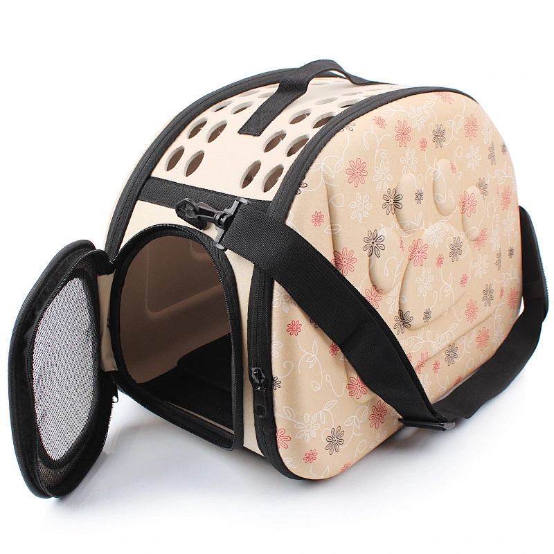 Customized collapsible cloth dog packs cat sling carrier pet sleeping shoulder bag