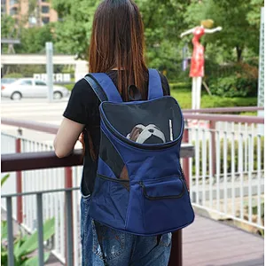 Travel oxford cloth puppy bag carrier pet dog back pack cat backpack for dog cat