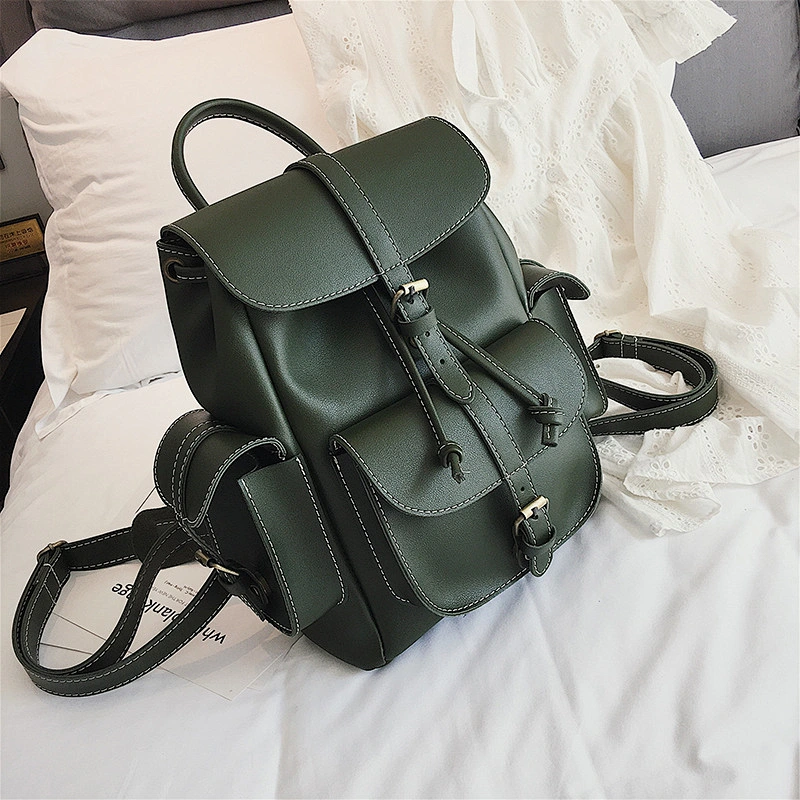 2019 Stylish School Student Backpack Pu Leather Backpack Brand For Girls