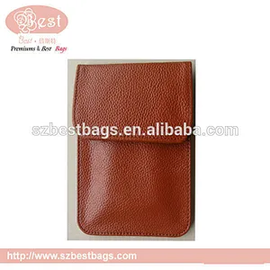 shenzhen supply cheap PU leather anti-radiation pouch