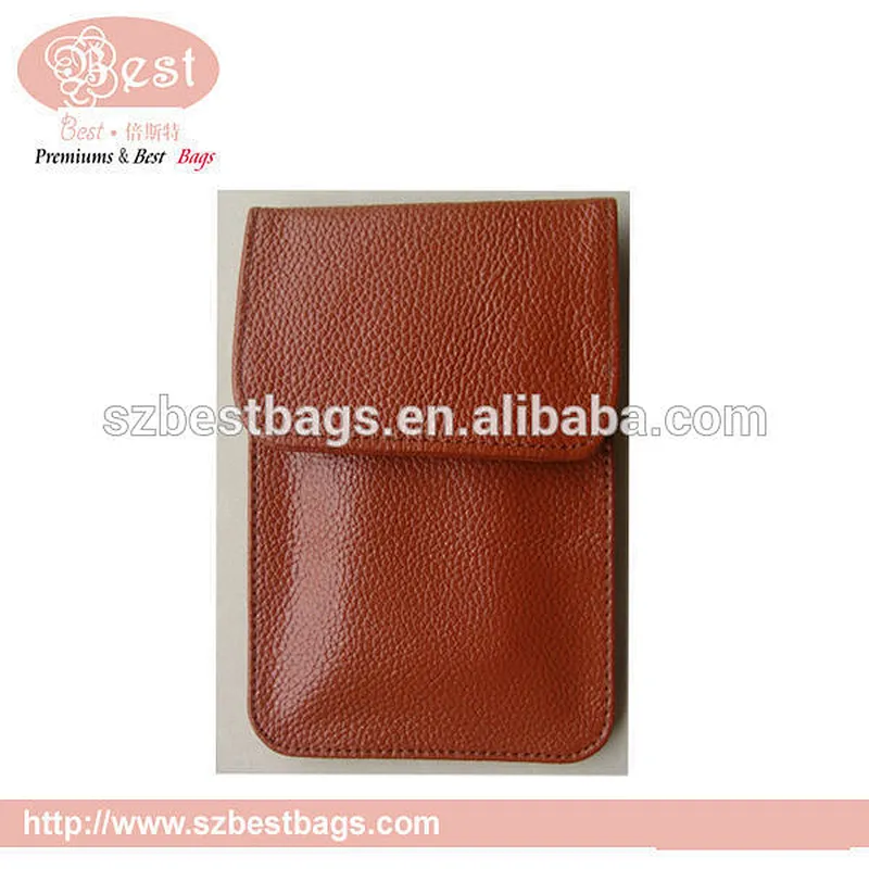 shenzhen supply cheap PU leather anti-radiation pouch