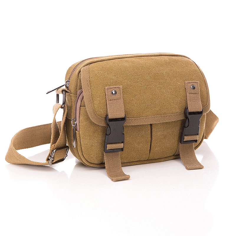 Daily durable cotton canvas crossbody messenger postman satchel shoulder sling bag for male