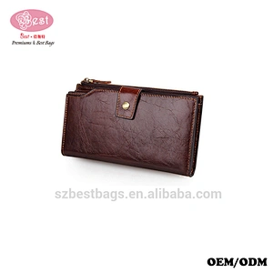 Fashion Style Men's RFID Blocking Slim Leather Card Holder Wallet