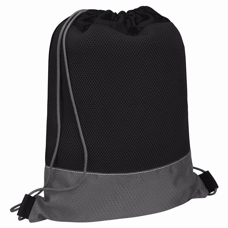 Summer new outdoor shoulder team sport bag mesh sport bag sport gym bag with shoes compartment