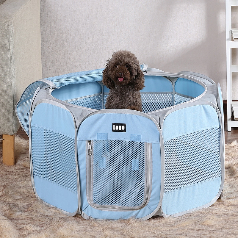 Folding portable indoor collapsible waterproof nylon mesh pet dog cat easy house play tent