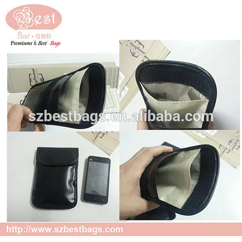 Cell Phone Privacy Protection Anti-tracking Anti-spying Anti radiation Key Pouch Signal Blocker Shielding Wallet Bag