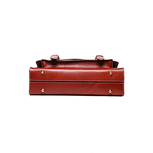 Hot Selling Handmade 100% pure Vegetable Tanned Leather College Satchel Unisex Messenger Bag
