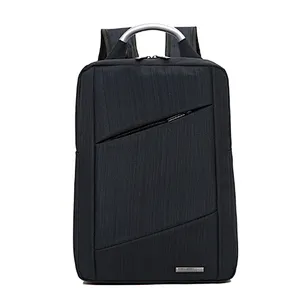 Vintage waterproof multifunction 12.5 inch nylon laptop backpack computer bag for men