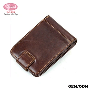 China Wholesale Vintage Leather Men Wallet Manufacture RFID Blocking Card Holder Wallet for Men