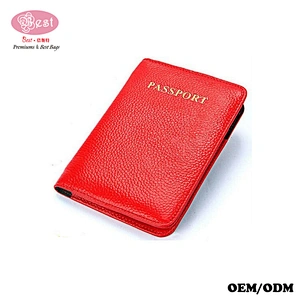 The Best Selling On Line Shopping Real Leather Passport Holder Multi Functional Passenger Travel Passport Holder Wallet