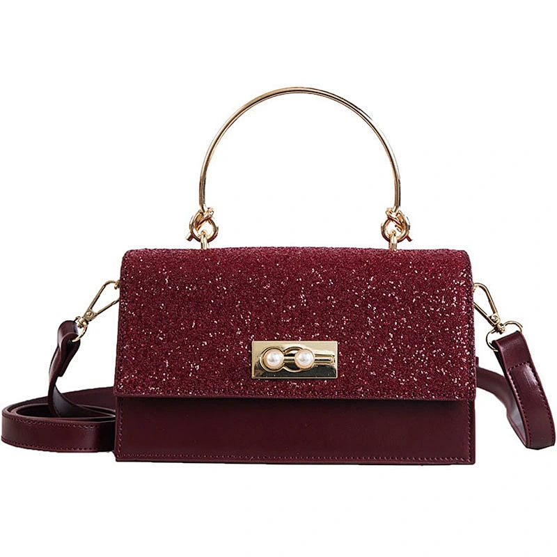 2019 China Suppliers European Style sac a main femme Ladies Paillette Handbag